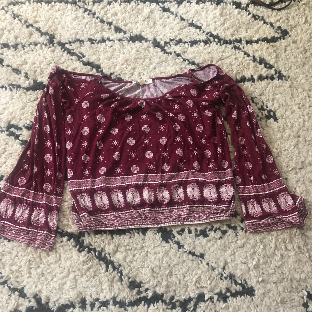 About A Girl Crop Top - Like New - Size Small